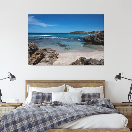 Abgelegene Bucht auf der Insel Kangaroo Leinwanddruck (Insitu (Schlafzimmer))