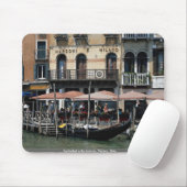 Abgelegene Caféterrasse, Venedig, Italien Mousepad (Mit Mouse)