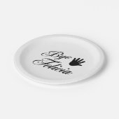 Abgelegener Felicia-extravagante wellenartig Pappteller (Schrägansicht)