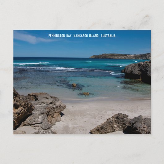 Abgelegener Strand im Paradies Australien Postkarte (Vorderseite)