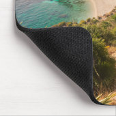 Abgelegener Strand in Lo Zingaro, Sizilien Mousepad (Ecke)