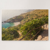 Abgelegener Strand in Lo Zingaro, Sizilien Puzzle (Horizontal)