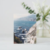 Abgelegener Strand Postkarte (Stehend Vorderseite)