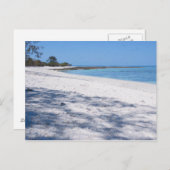 Abgelegener Strand Postkarte (Vorne/Hinten)