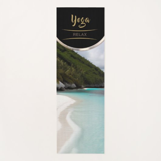 Abgelegener Strand - Yoga Mat Yogamatte (Vorderseite)