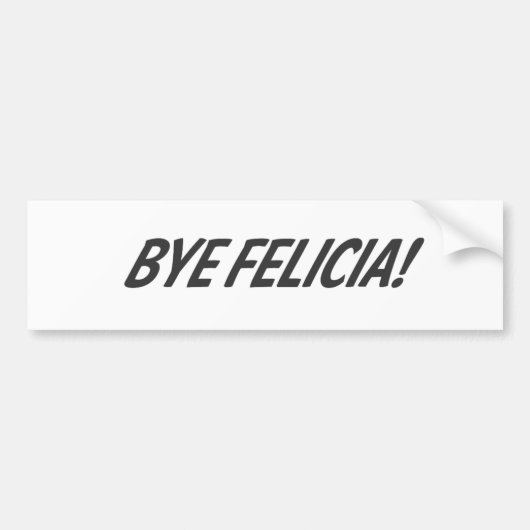 Abgelegenes Felicia! Autoaufkleber (Vorne)