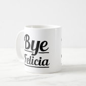 Abgelegenes Felicia lustig Kaffeetasse (Vorderseite Links)