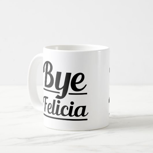 Abgelegenes Felicia lustig Kaffeetasse (Vorderseite Links)