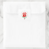 Abgelehnt Rose Transparenter Aufkleber (Tasche)