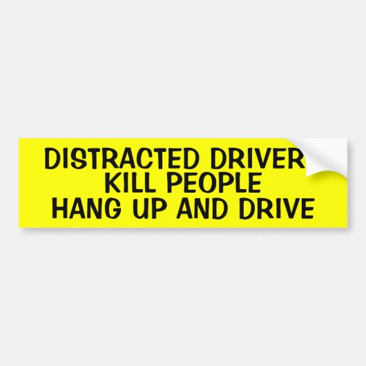 ABGELENKTE FAHRER-TÖTUNGS-LEUTE AUTOAUFKLEBER (Vorne)