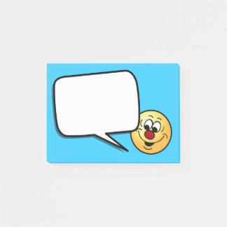 Abgelenktes Gesicht Grumpey Post-it Klebezettel