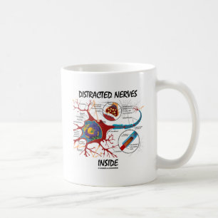 Abgelenktes Nerven-Innere (Synapse) Kaffeetasse