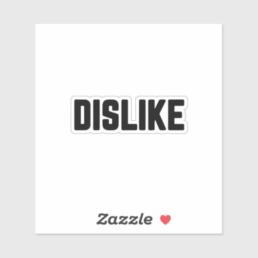 abgeneigt aufkleber (Blatt)