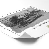 Abgenutzt...aufgebraucht! Poster (Ecke)