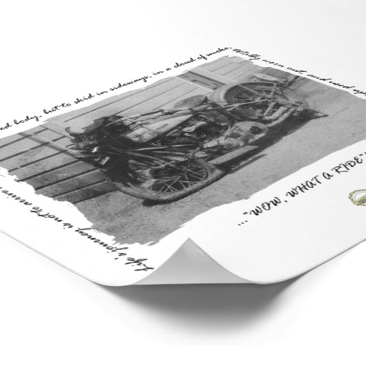 Abgenutzt...aufgebraucht! Poster (Ecke)