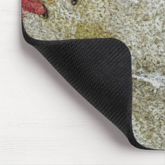 Abgenutzt Baseball Mousepad (Ecke)