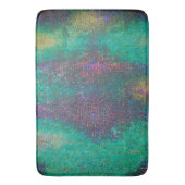 Abgenutzt und grün gereift mit Zyanenton Badematte (Vorderseite Vertikal)