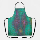 Abgenutzt und grün gereift mit Zyanenton Schürze (Vorderseite)