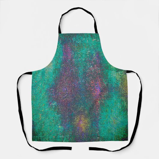 Abgenutzt und grün gereift mit Zyanenton Schürze (Vorderseite)