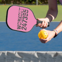 Abgenutzt und zerkratzter Text Workout 247365 pink