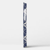 Abgenutzte Blume: Vintag nahtlos Case-Mate iPhone Hülle (Rückseite / Links)