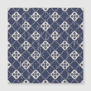 Abgenutzte Blume: Vintag nahtlos Magnetkarte