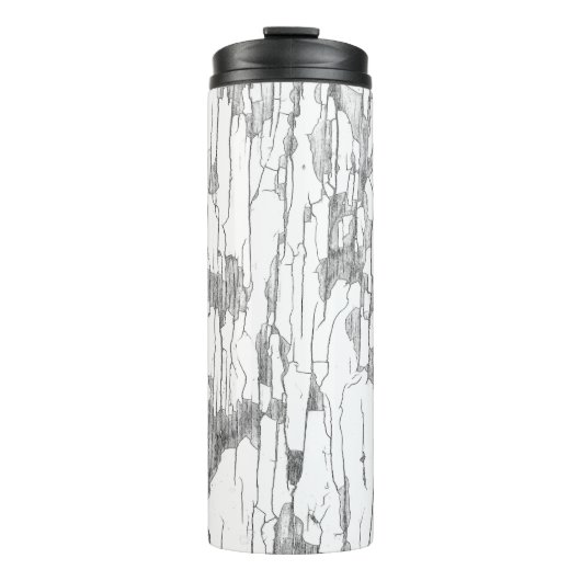 Abgenutzte Farbe  Thermosbecher (Vorderseite)