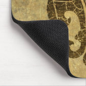 Abgenutzte Fleur De Lis Mousepad (Ecke)