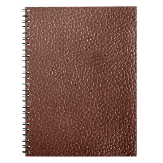 Abgenutzte Imitate Brown Leather Notizblock (Vorderseite)