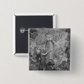 Abgenutzte Stelle Junipero Serra Button (Vorne & Hinten)
