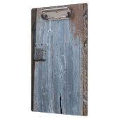 Abgenutzte und robuste Holztür Klemmbrett (Links)