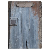 Abgenutzte und robuste Holztür Klemmbrett (Vorderseite)