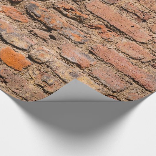Abgenutzte Ziegelsteine 2 Geschenkpapier (Ecke)