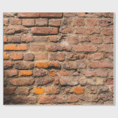 Abgenutzte Ziegelsteine 2 Geschenkpapier (Flach)