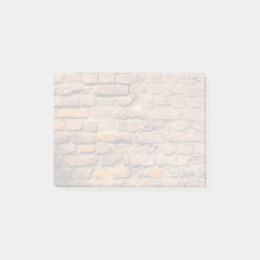 Abgenutzte Ziegelsteine 2 Post-it Klebezettel (Vorderseite)