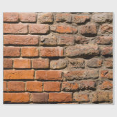 Abgenutzte Ziegelsteine Geschenkpapier (Flach)