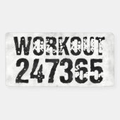 Abgenutzter und kratzter Text Workout 247365 rusti Banner (Horizontal)