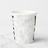 Abgenutzter und kratzter Text Workout 247365 rusti Pappbecher (Rechts)