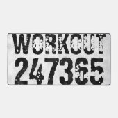 Abgenutzter und kratzter Text Workout 247365 rusti Schreibtischunterlage (Vorderseite)