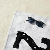 Abgenutzter und kratzter Text Workout 247365 rusti Strandtuch (Beispiel)