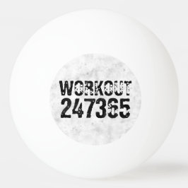 Abgenutzter und kratzter Text Workout 247365 rusti Tischtennisball
