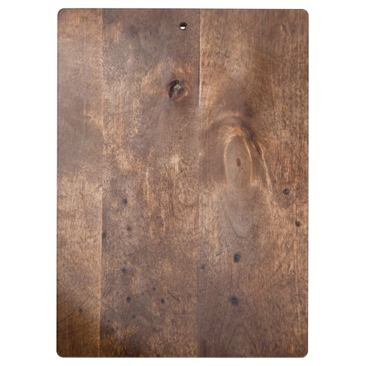 Abgenutztes Kiefernbrett Klemmbrett (Rückseite)