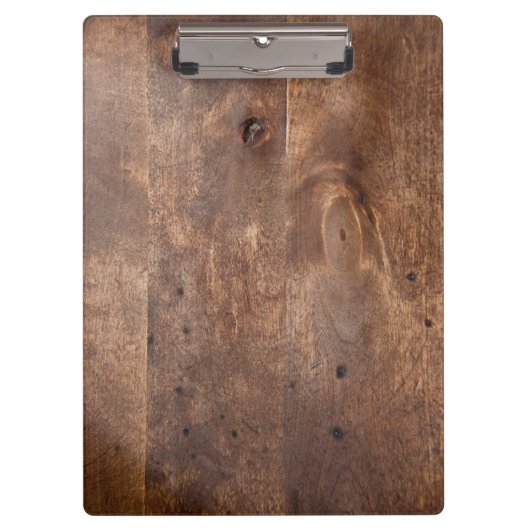 Abgenutztes Kiefernbrett Klemmbrett (Vorderseite)
