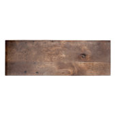 Abgenutztes Kiefernbrett Namenschild (Vorderseite)