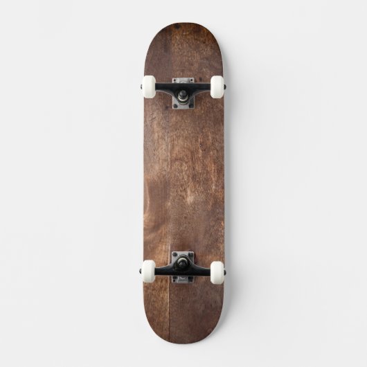 Abgenutztes Kiefernbrett Skateboard (Vorderseite)