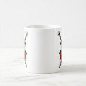 Abgenutztes libanesisches Flaggen-Schild und Kaffeetasse (Mittel)