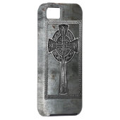 Abgenutztes Metallkreuz Case-Mate iPhone Hülle (Rückseite/rechts)