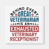 Abgereicherter Tierärzteppich Magnet (Vorne)