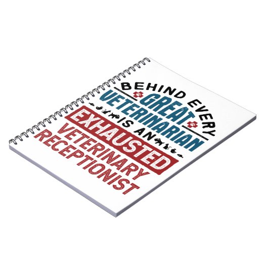 Abgereicherter Tierärzteppich Notizblock (Linke Seite)