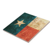 Abgeriebene und getragene Texas-Flagge Fliese (Seite)